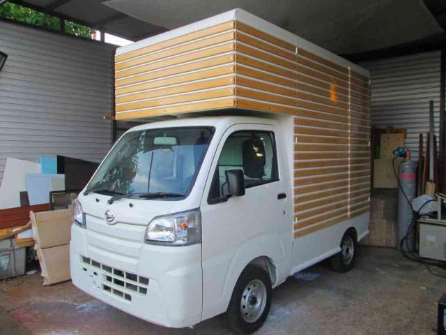 両側スライド仕様の移動販売車製作について